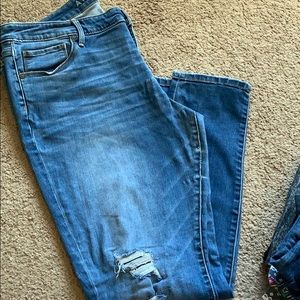 Ava & Viv Distressed Skinny Jeans Size 18W